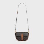 FOLCO SHOULDER BAG IN Triomphe Canvas and Calfskin - Image 5